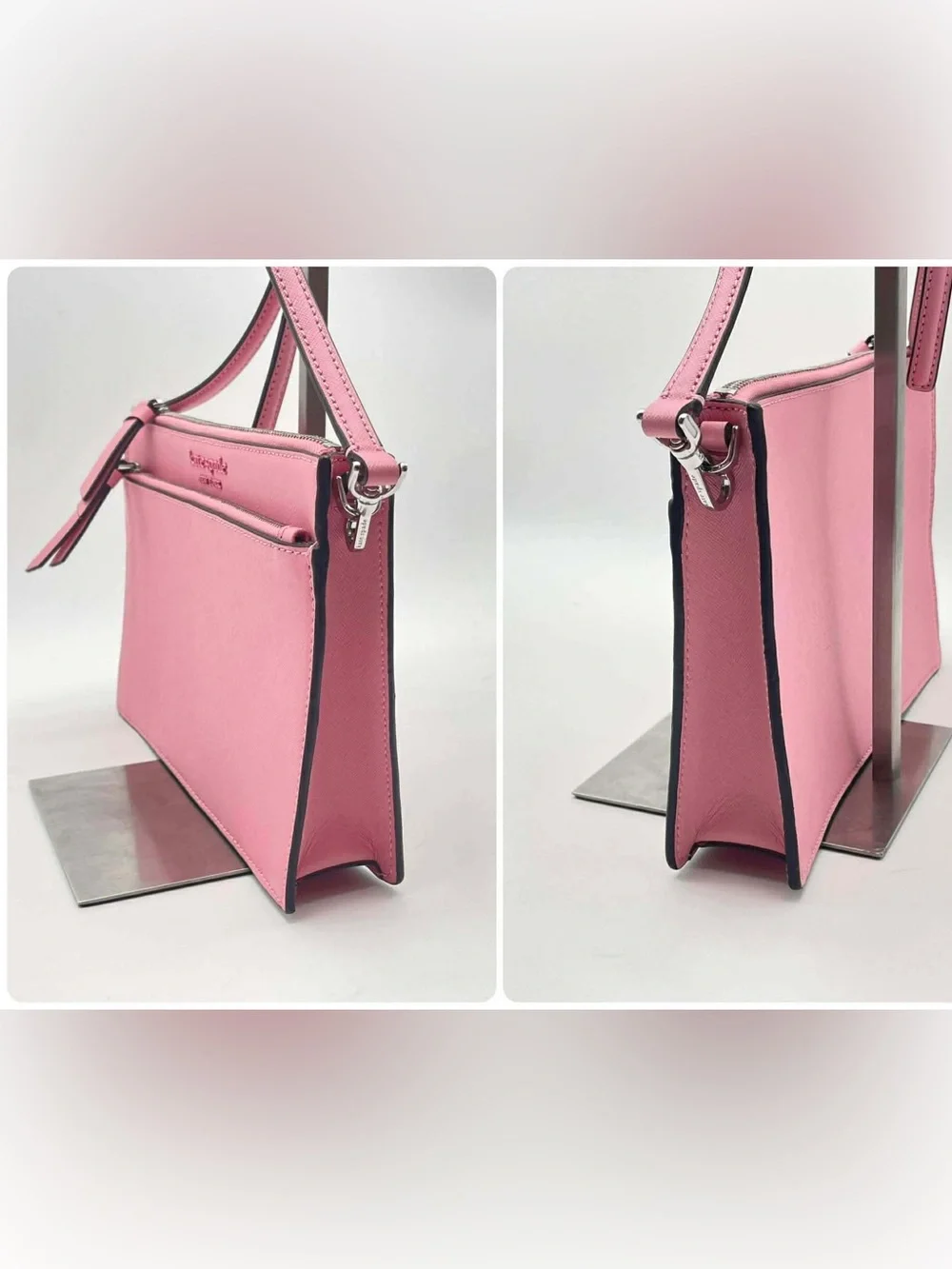 Kate Spade New York Saffiano Leather Cameron Zip Crossbody Bag In Peony Pink